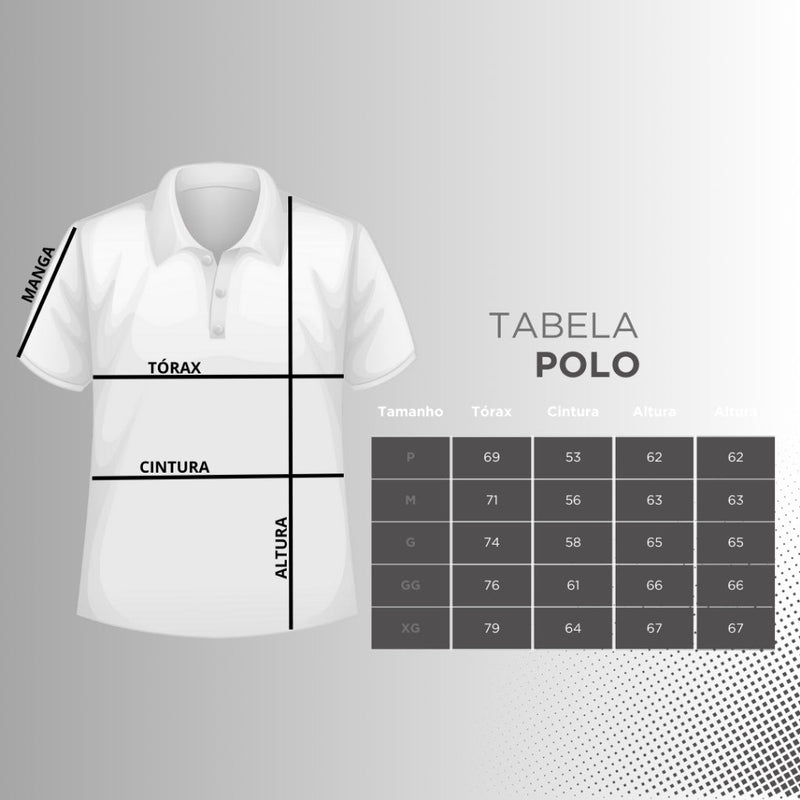 Kit 2 Camisa Polo Masculina Premium